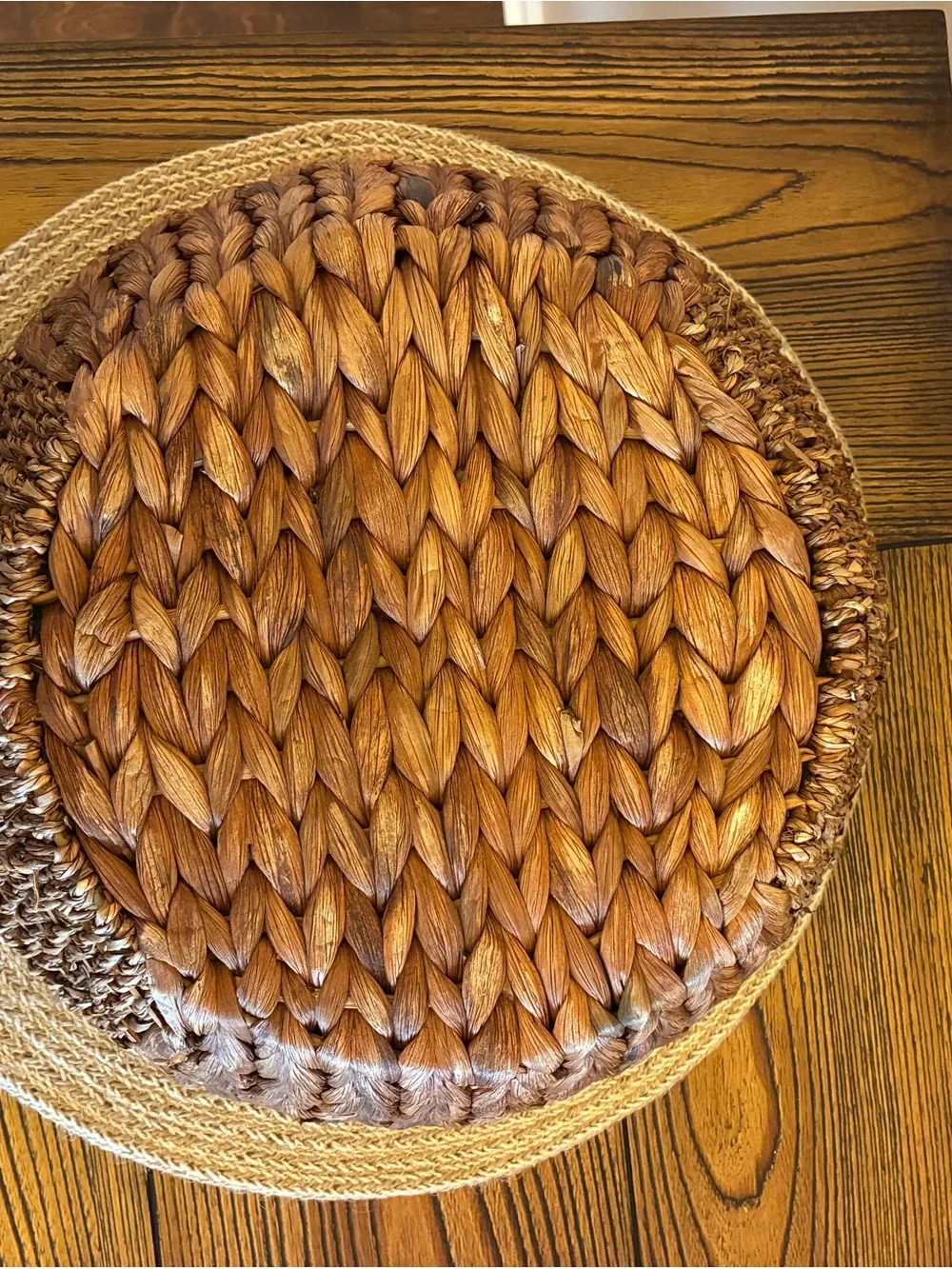 Hobby Lobby Brown Braided Seagrass Nesting Baskets Set of 2